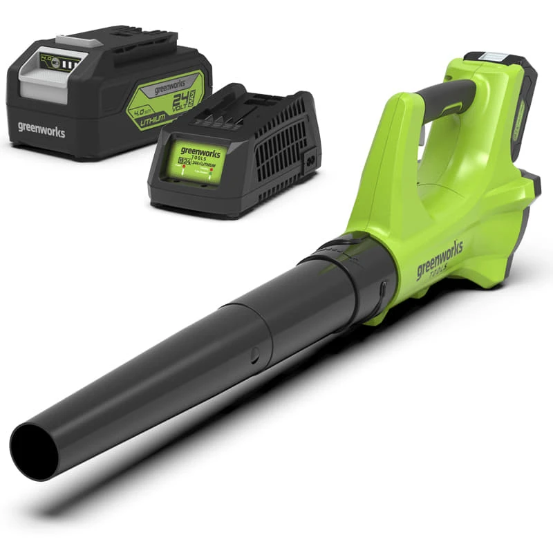 Greenworks 24 Volt Accu Bladblazer Met 4.0 Ah Accu En Lader 3 Greenworks 24 Volt Accu Bladblazer Met 4.0 Ah Accu En Lader